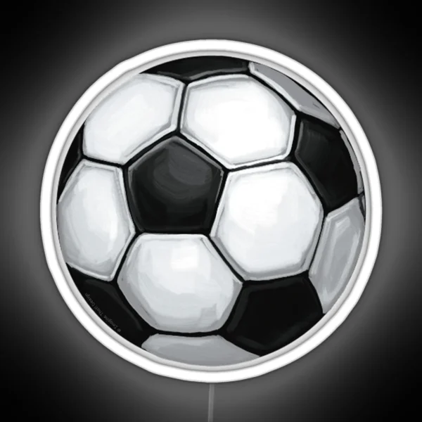 Soccer Ball RGB Neon Sign