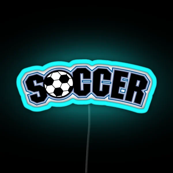 Soccer RGB Neon Sign