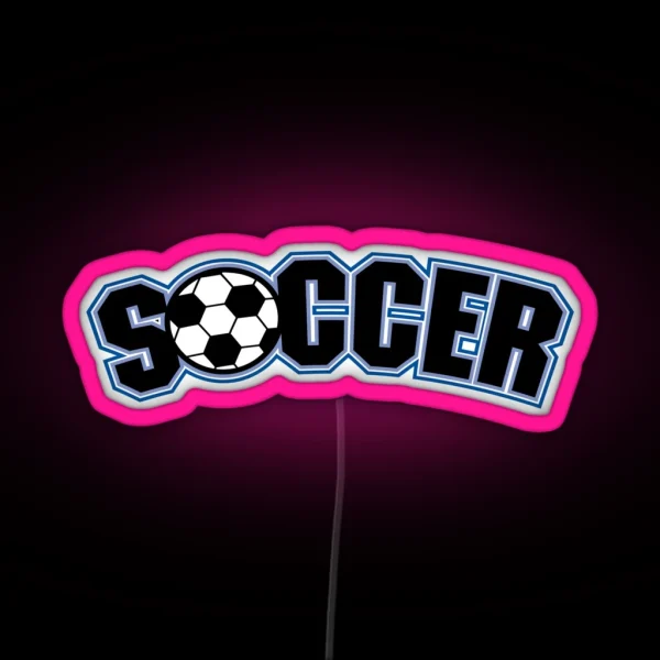 Soccer RGB Neon Sign