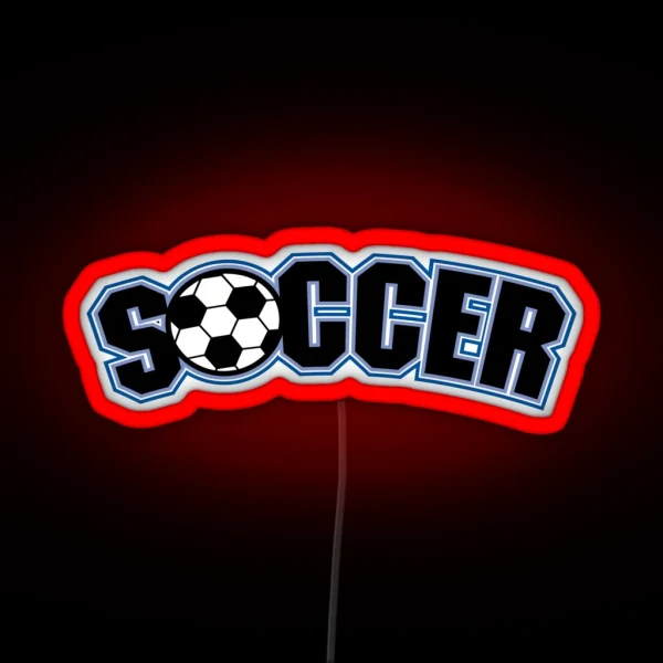 Soccer RGB Neon Sign