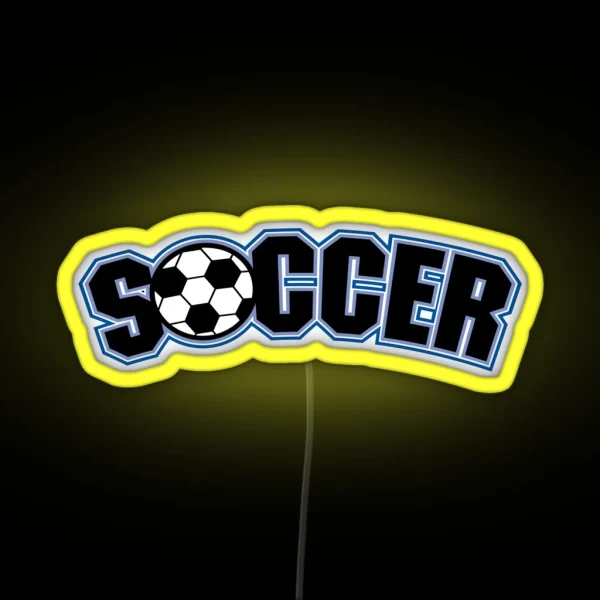 Soccer RGB Neon Sign