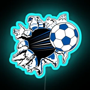 Soccer RGB Neon Sign