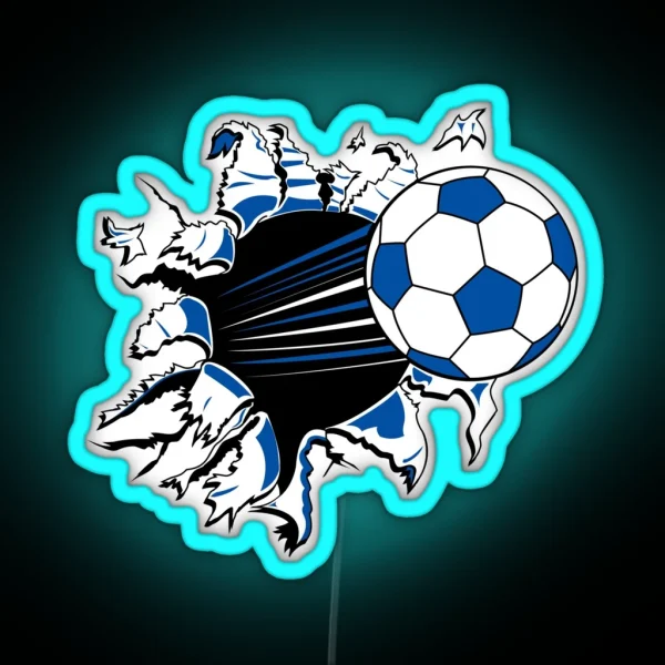 Soccer RGB Neon Sign