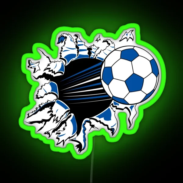 Soccer RGB Neon Sign