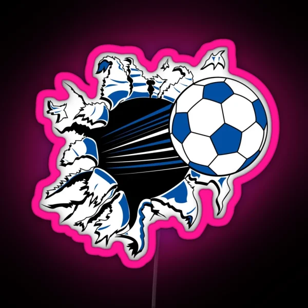 Soccer RGB Neon Sign