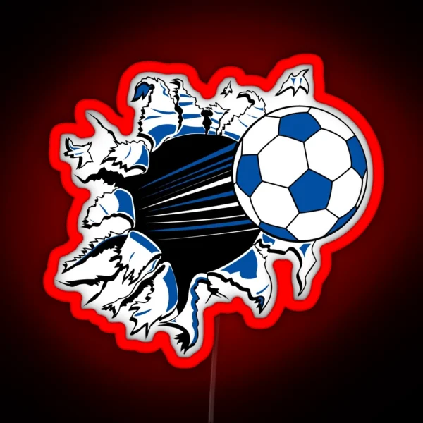 Soccer RGB Neon Sign