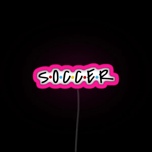 Soccer RGB Neon Sign