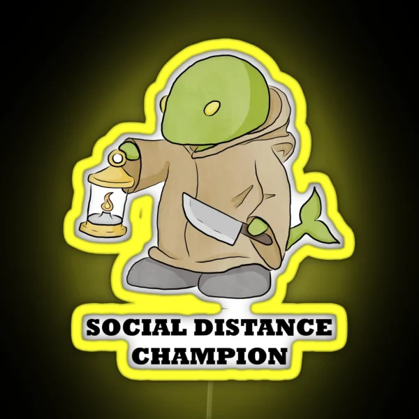 Social Distance Tonberry RGB Neon Sign