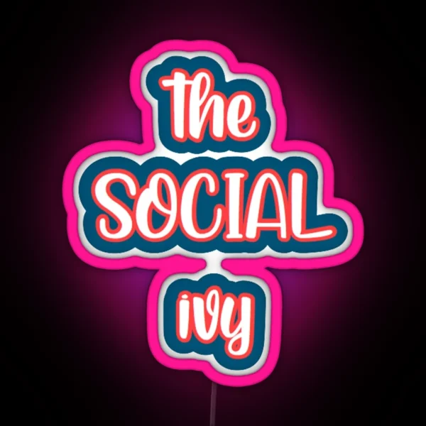 Social Ivy RGB Neon Sign