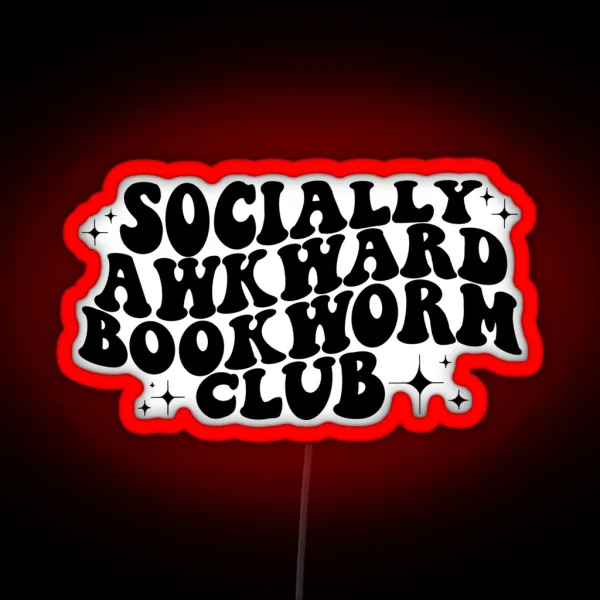 Socially Awkward Book Club RGB Neon Sign