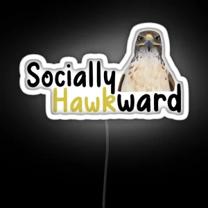 Socially Hawkward RGB Neon Sign