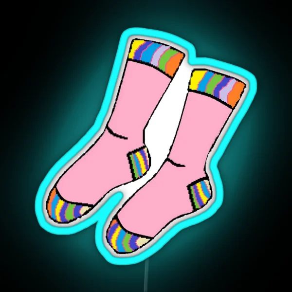 Sock Knitters Unite RGB Neon Sign