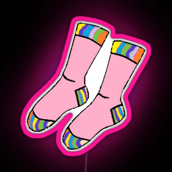 Sock Knitters Unite RGB Neon Sign