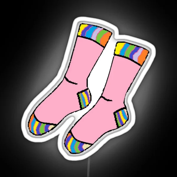 Sock Knitters Unite RGB Neon Sign