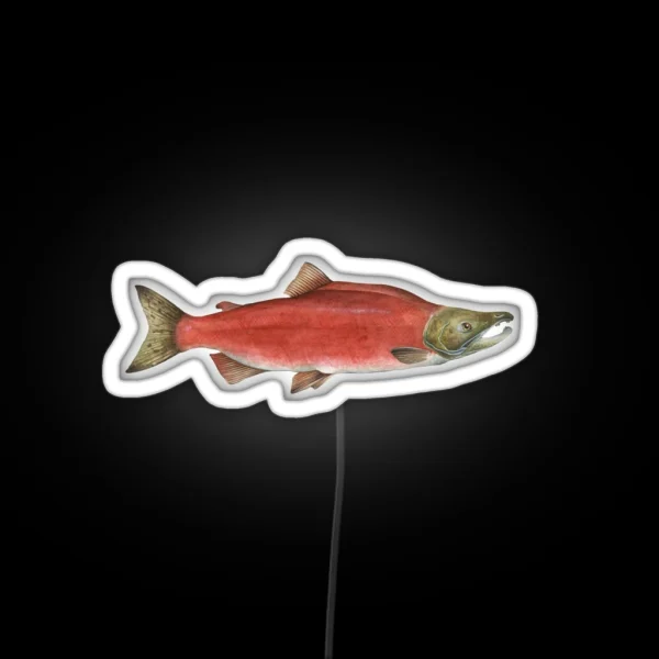 Sockeye Salmon RGB Neon Sign