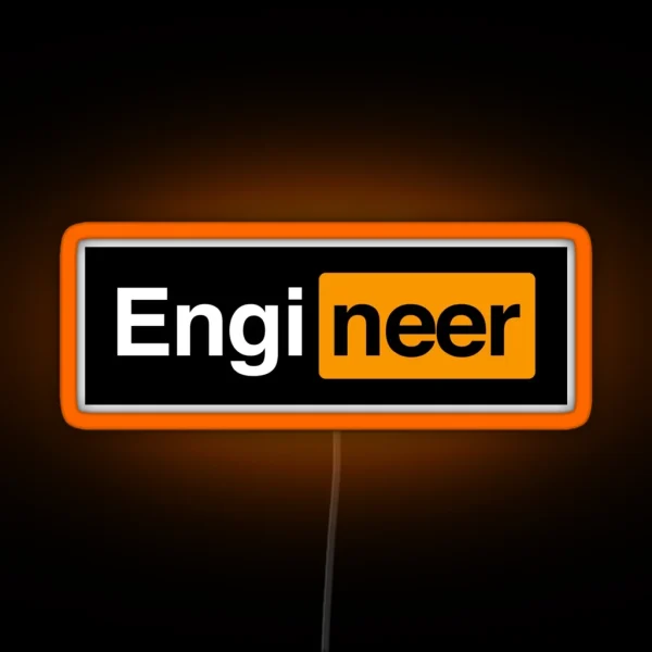 Software Engineer RGB Neon Sign