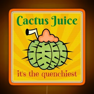 Sokka Cactus Juice Avatar Cactus Juice Avatar Drink Cactus Juice RGB Neon Sign