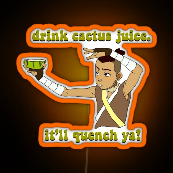Sokka Cactus Juice RGB Neon Sign