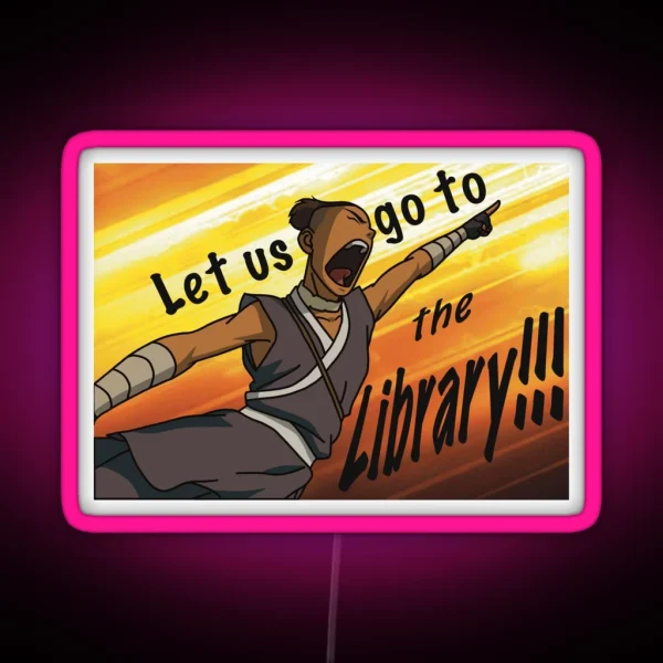 Sokka Going To The LIBRARY RGB Neon Sign