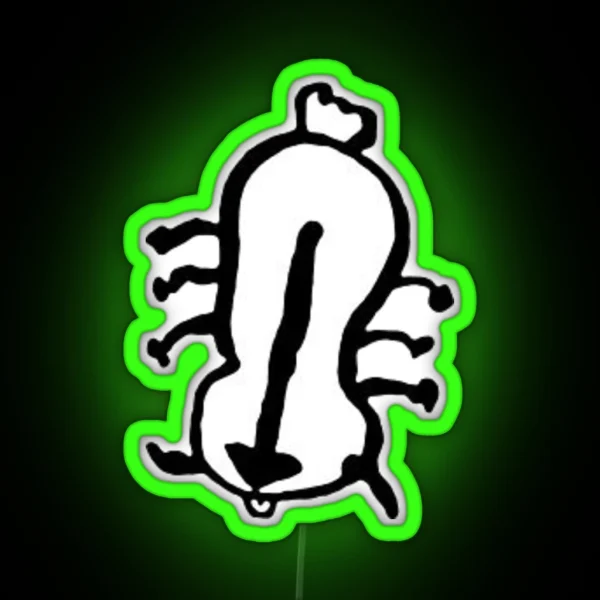 Sokka S Appa Drawing RGB Neon Sign