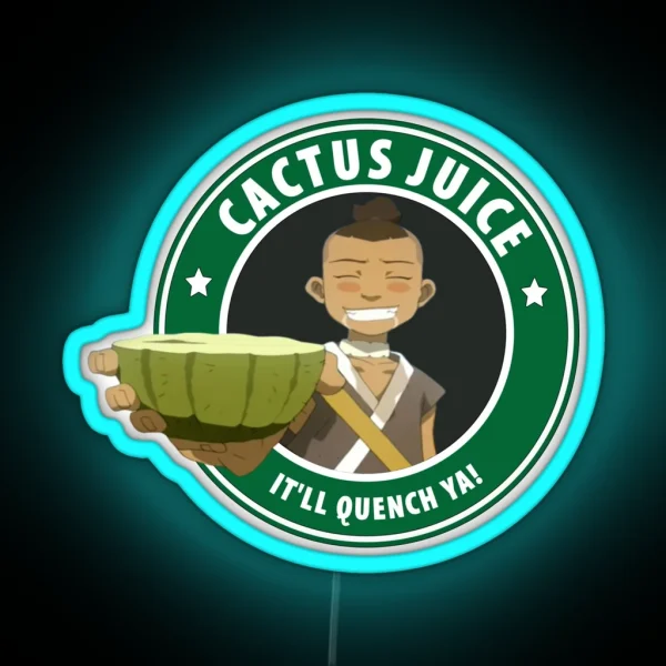 Sokka S Cactus Juice RGB Neon Sign