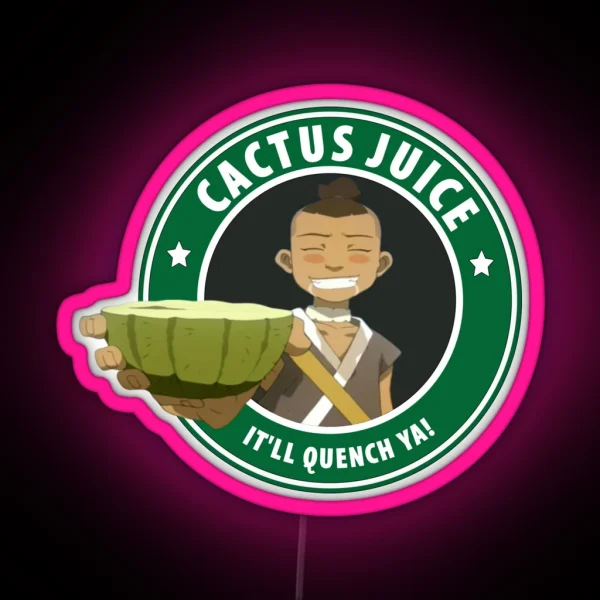 Sokka S Cactus Juice RGB Neon Sign