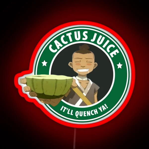 Sokka S Cactus Juice RGB Neon Sign