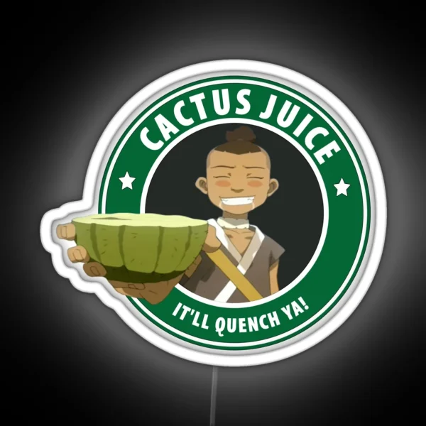Sokka S Cactus Juice RGB Neon Sign