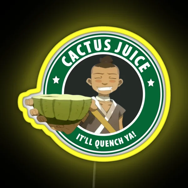 Sokka S Cactus Juice RGB Neon Sign