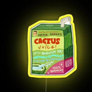 Sokka S Cactus Juice RGB Neon Sign