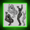 Solange's album cover, a vibrant neon sign reading 'When I Get Home'