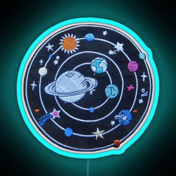 Solar System Led RGB Neon Sign