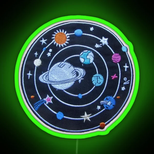 Solar System Led RGB Neon Sign