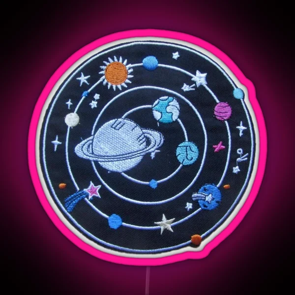 Solar System Led RGB Neon Sign