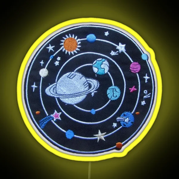 Solar System Led RGB Neon Sign