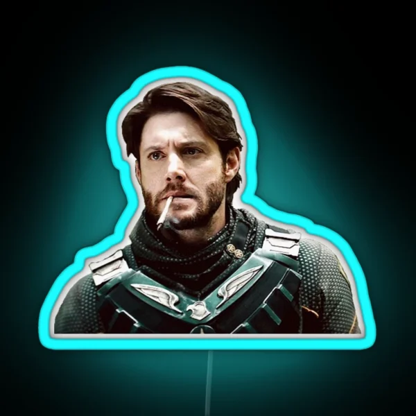 Soldier Boy Smoking RGB Neon Sign
