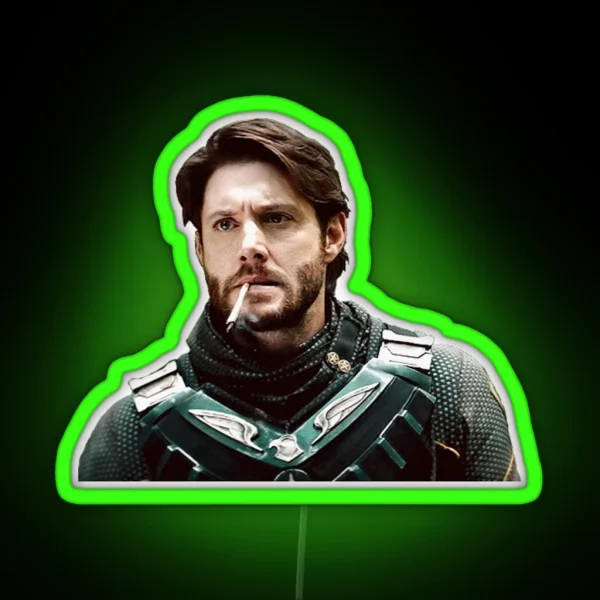 Soldier Boy Smoking RGB Neon Sign