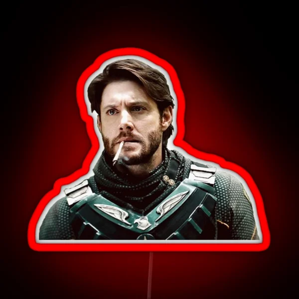 Soldier Boy Smoking RGB Neon Sign