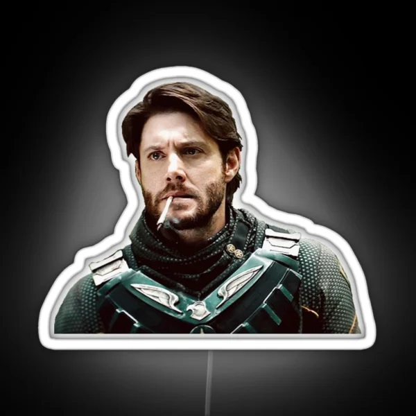 Soldier Boy Smoking RGB Neon Sign