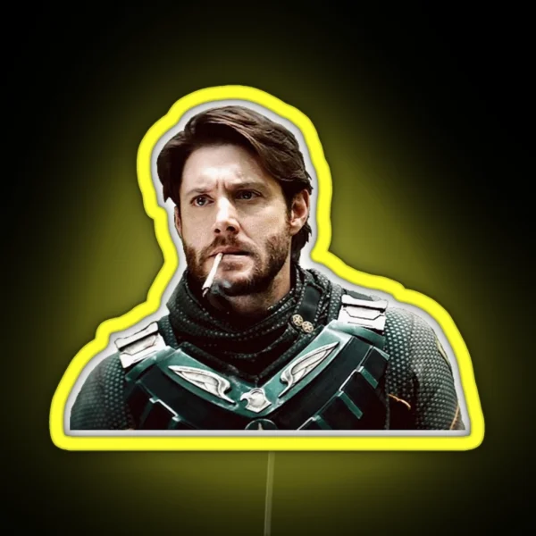 Soldier Boy Smoking RGB Neon Sign