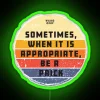 Retro neon sign featuring a vintage illustration of someone being a 'prick', with a green color scheme and RGB lighting ef...