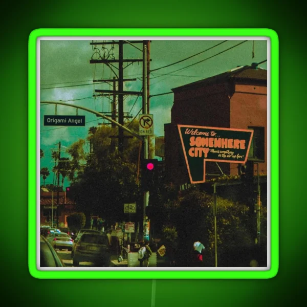 Somewhere City RGB Neon Sign