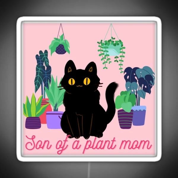 Son Of A Plant Mom RGB Neon Sign