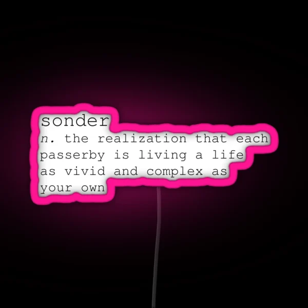 Sonder RGB Neon Sign