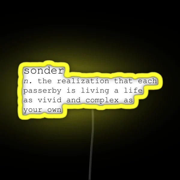 Sonder RGB Neon Sign