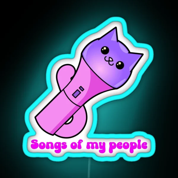 Songs Of My People RGB Neon Sign