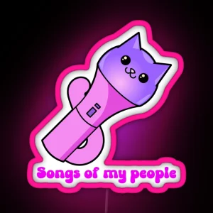 Songs Of My People RGB Neon Sign
