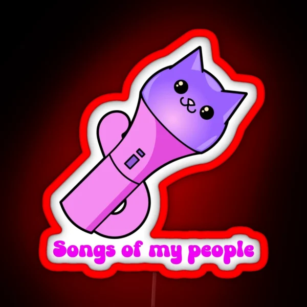 Songs Of My People RGB Neon Sign
