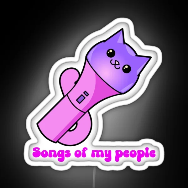 Songs Of My People RGB Neon Sign