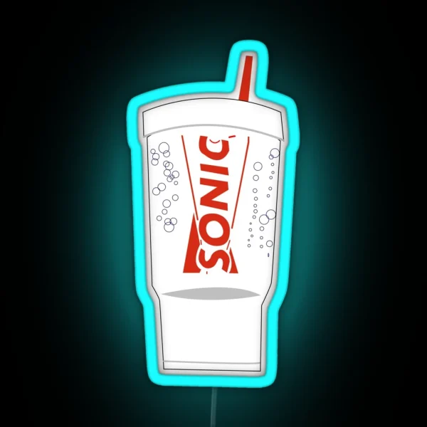 Sonic Drive In Cup RGB Neon Sign